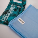 Titanium knitted microfiber glass cloth Titanium pletena mikrofiber krpa za stakla